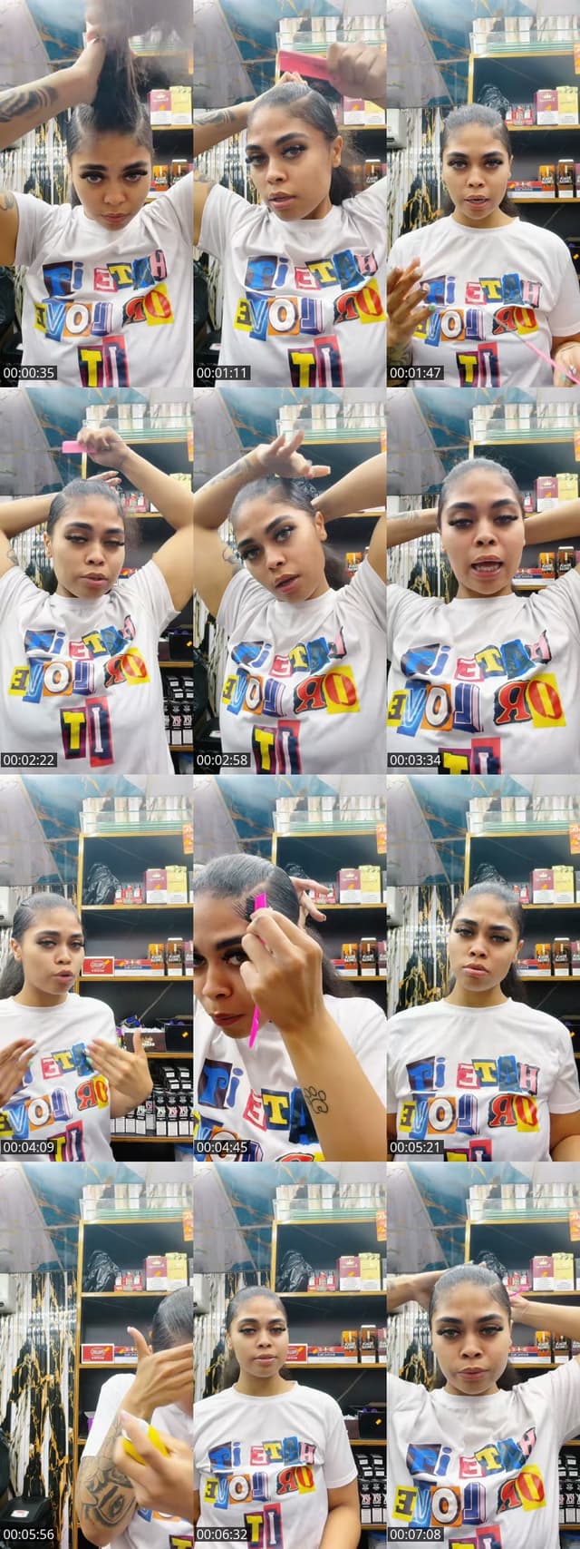 TikTok live: do my hair by @toosexc4diswrld