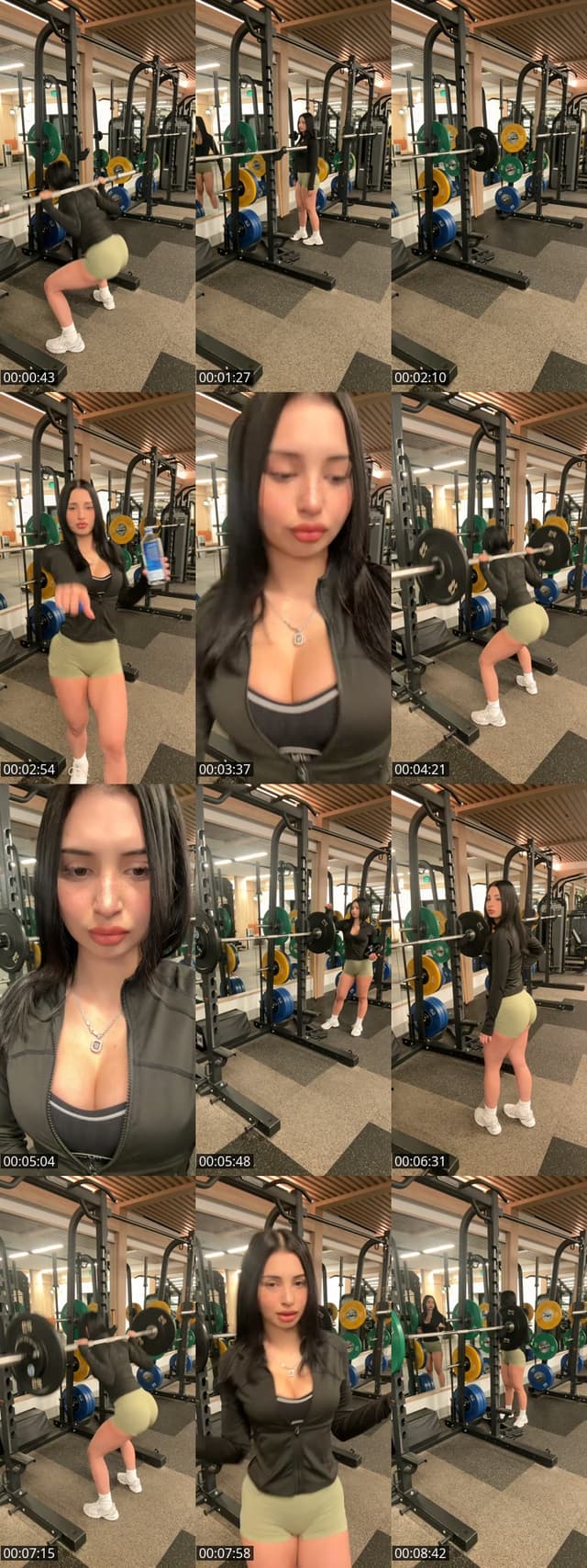 TikTok live: Gym with me🫶🏼 by @adriianaaa_a