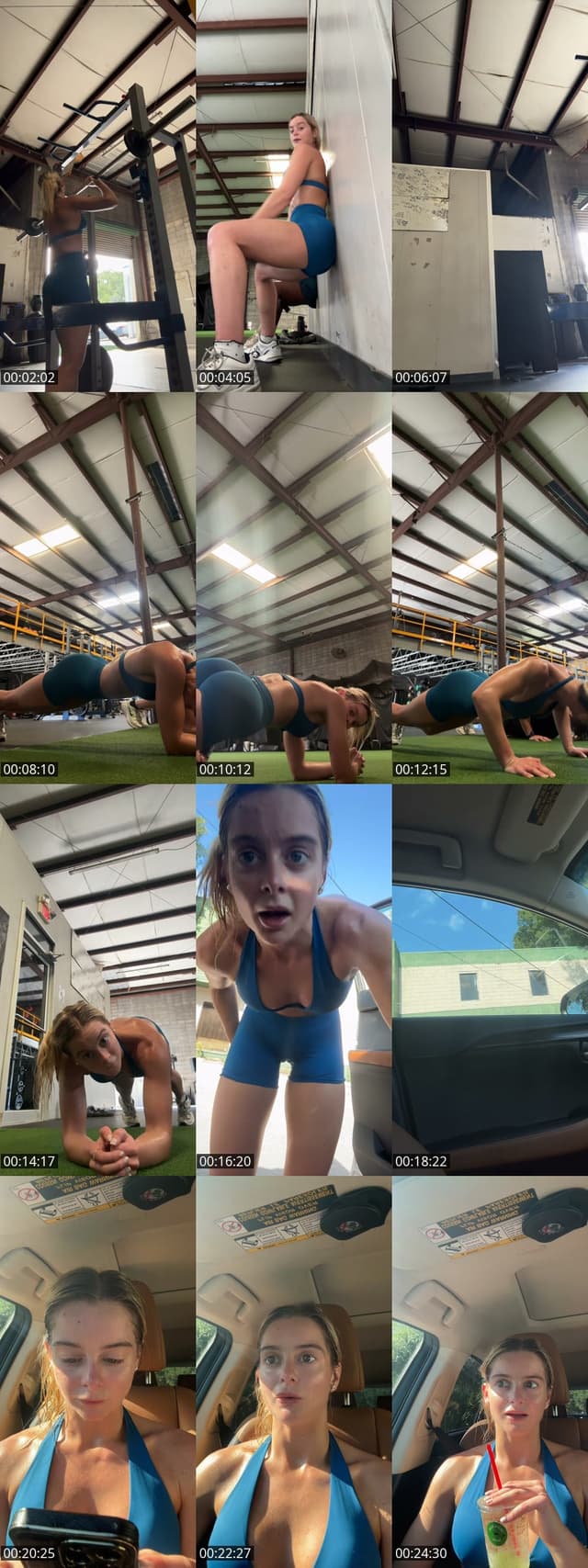 TikTok live: Post glute PT LEG workout 💪🏻👸🏼🎀 by @liaconno