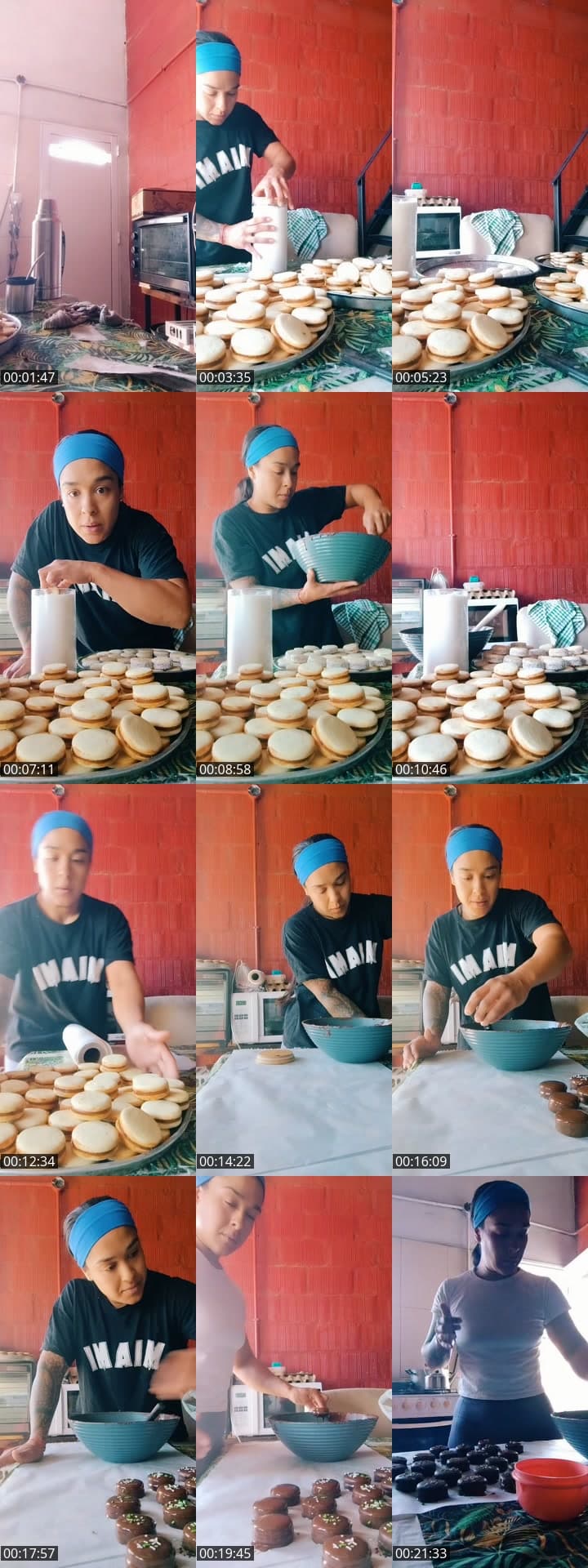 fabricamos alfajores , charlamos