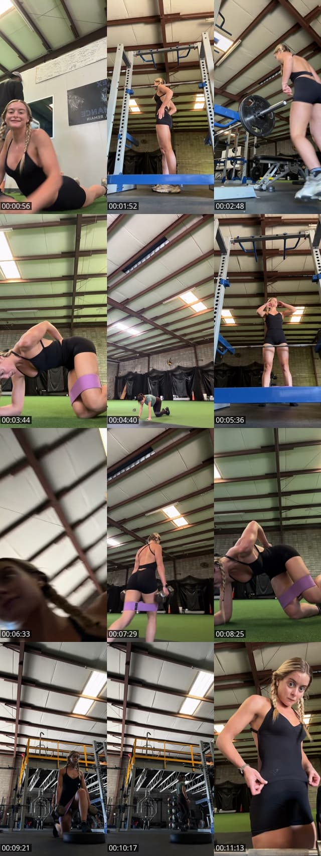 TikTok live: Leg  Glute Day💪🏻👸🏼🎀 by @liaconno