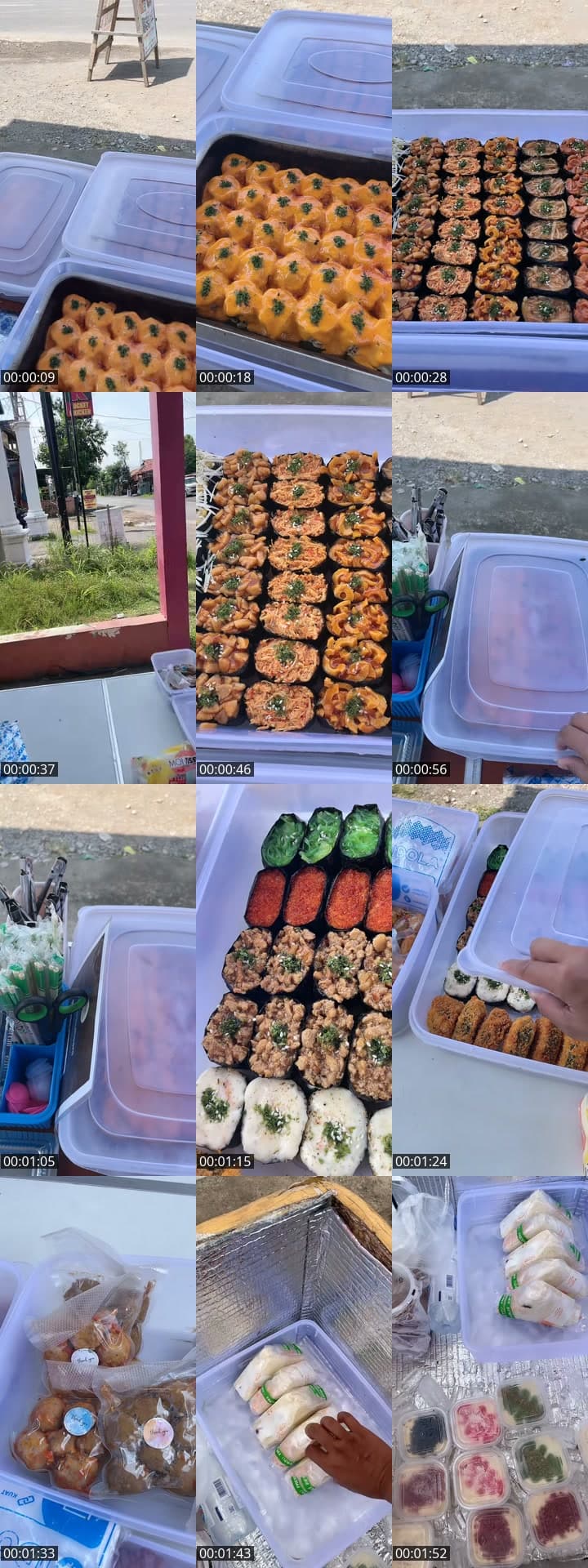 Jualan saat hujan