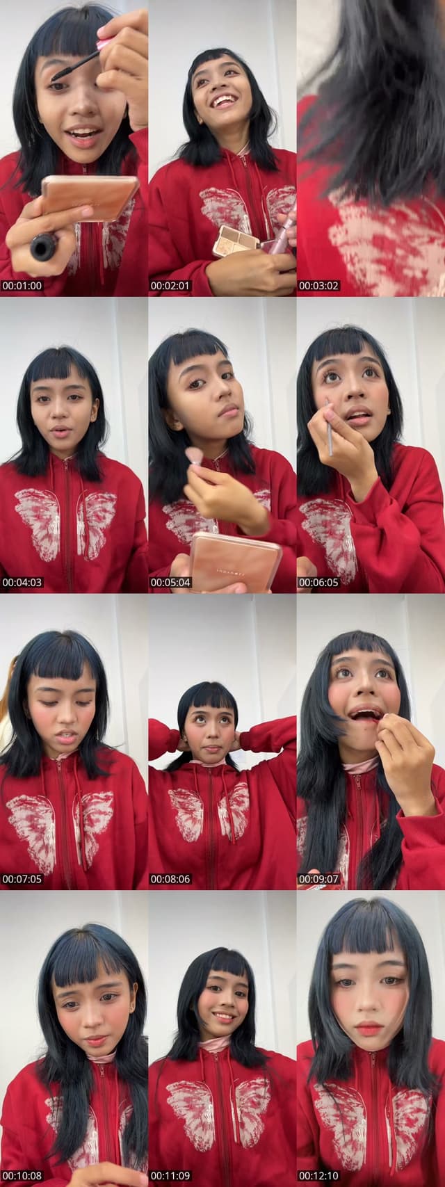 TikTok live: makeup?😇 by @amand4ily