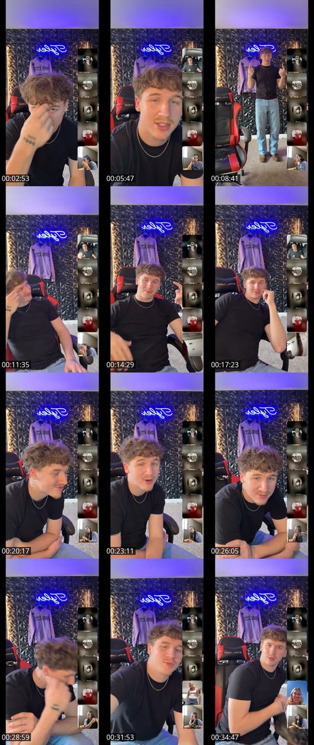 TikTok live: MY CHAT IS HOT😁🤍 by @tylernoliar