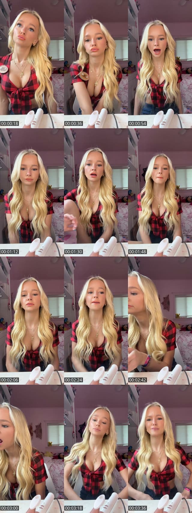 TikTok live: grwm for work 💖 by @444bug_