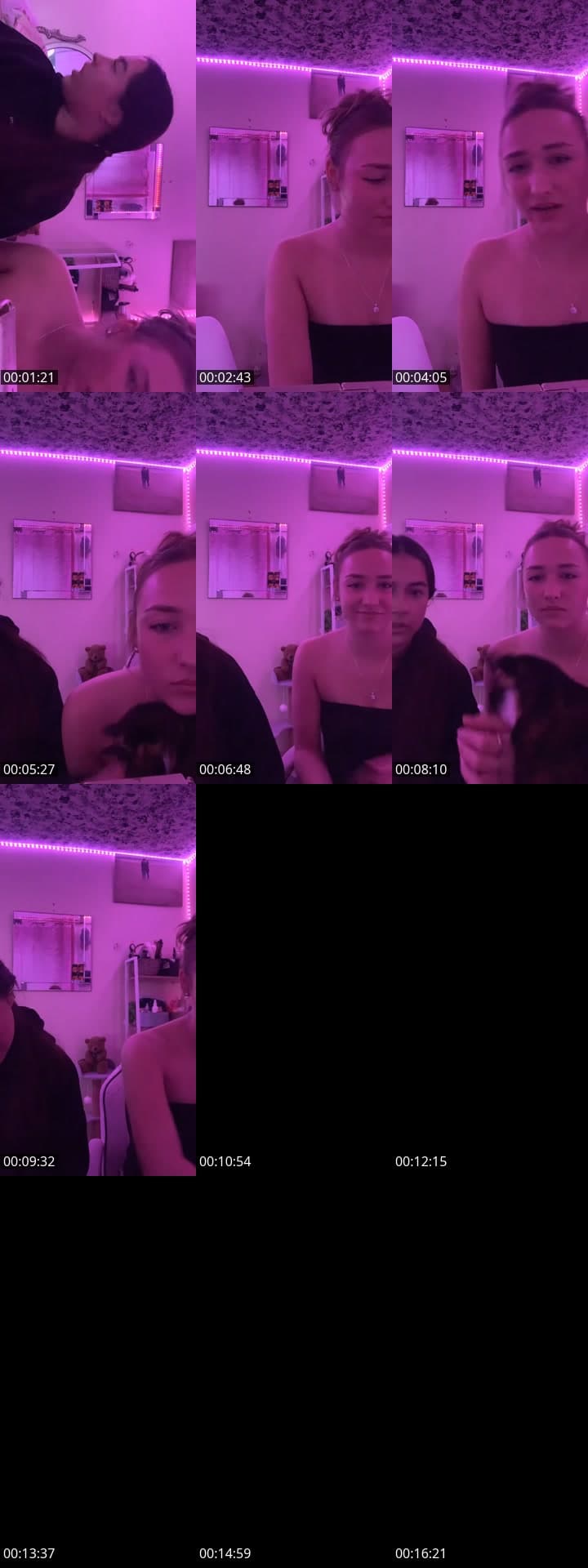 doing our makeup to go out