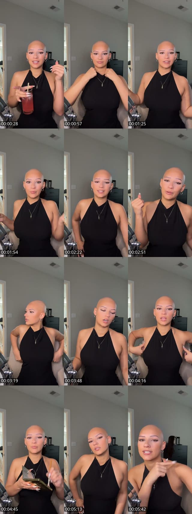TikTok live: grwm by @hatechels