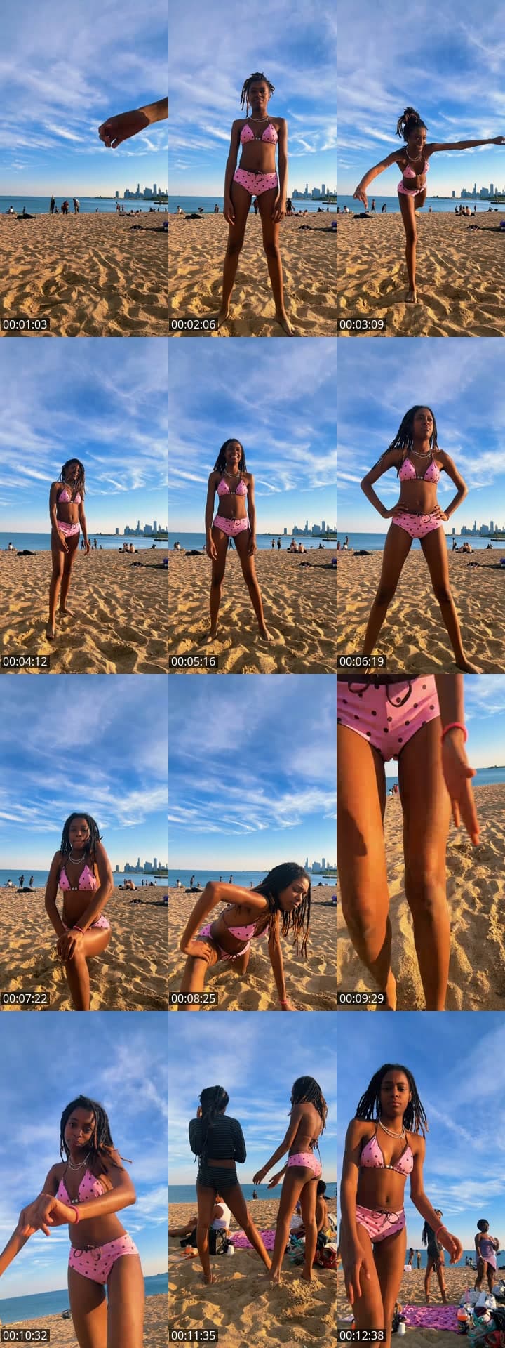 at the beach