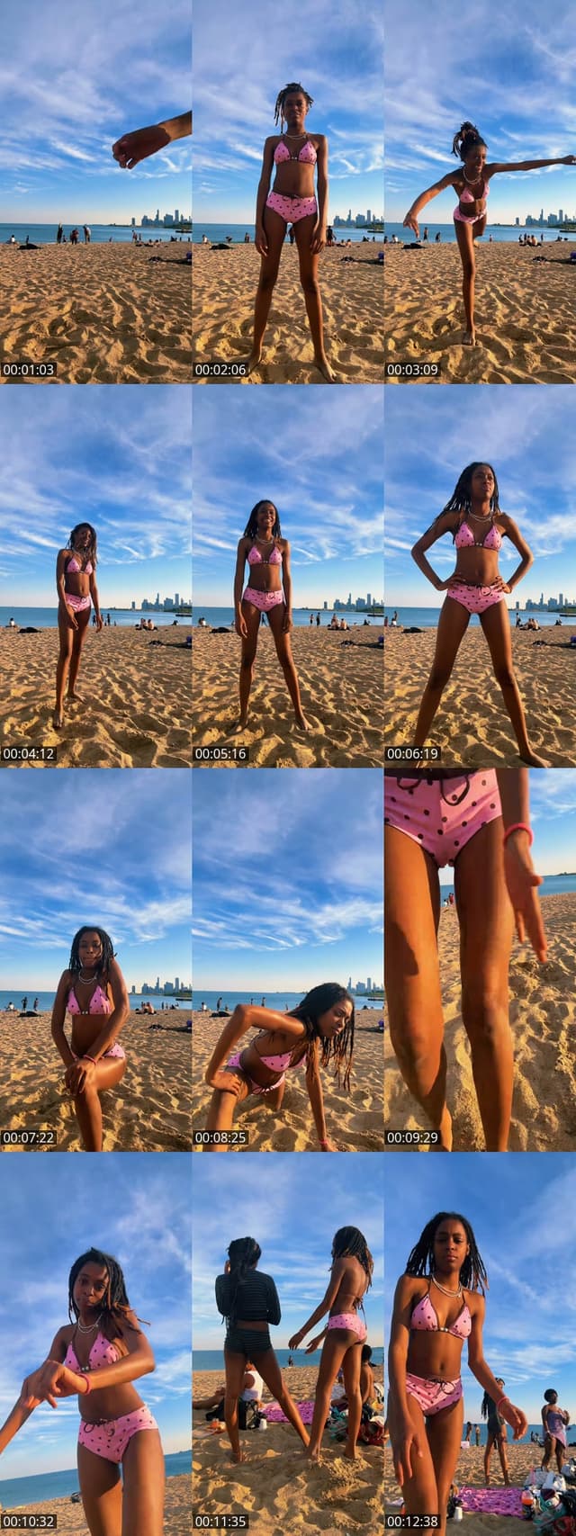 TikTok live: at the beach by @tiredoftiktok7