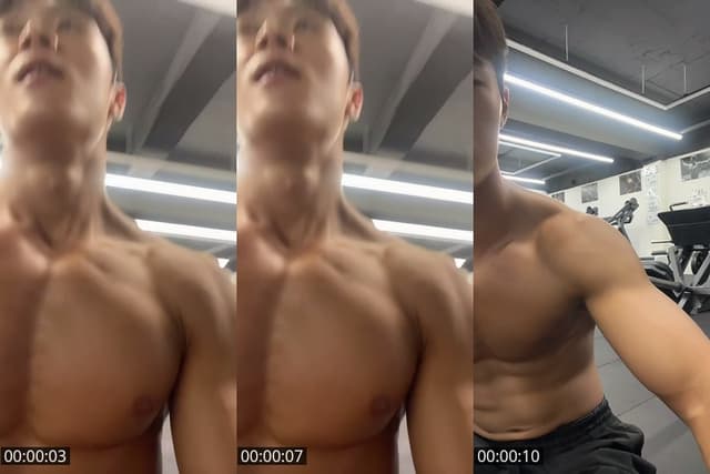 TikTok live: 운동냠냠이 by @_taeback