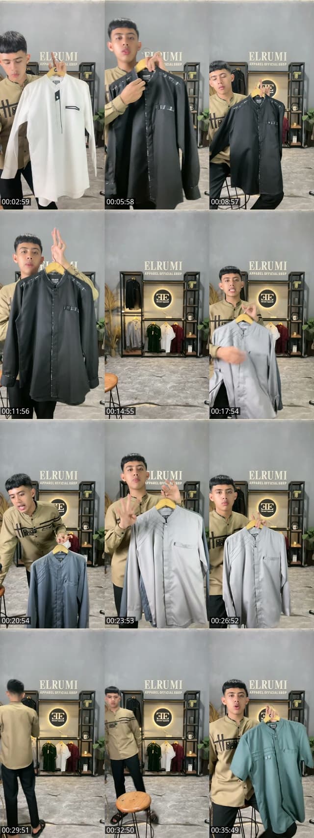 TikTok live: Promo baju koko pria elrumi by @elrumi_apparel_official