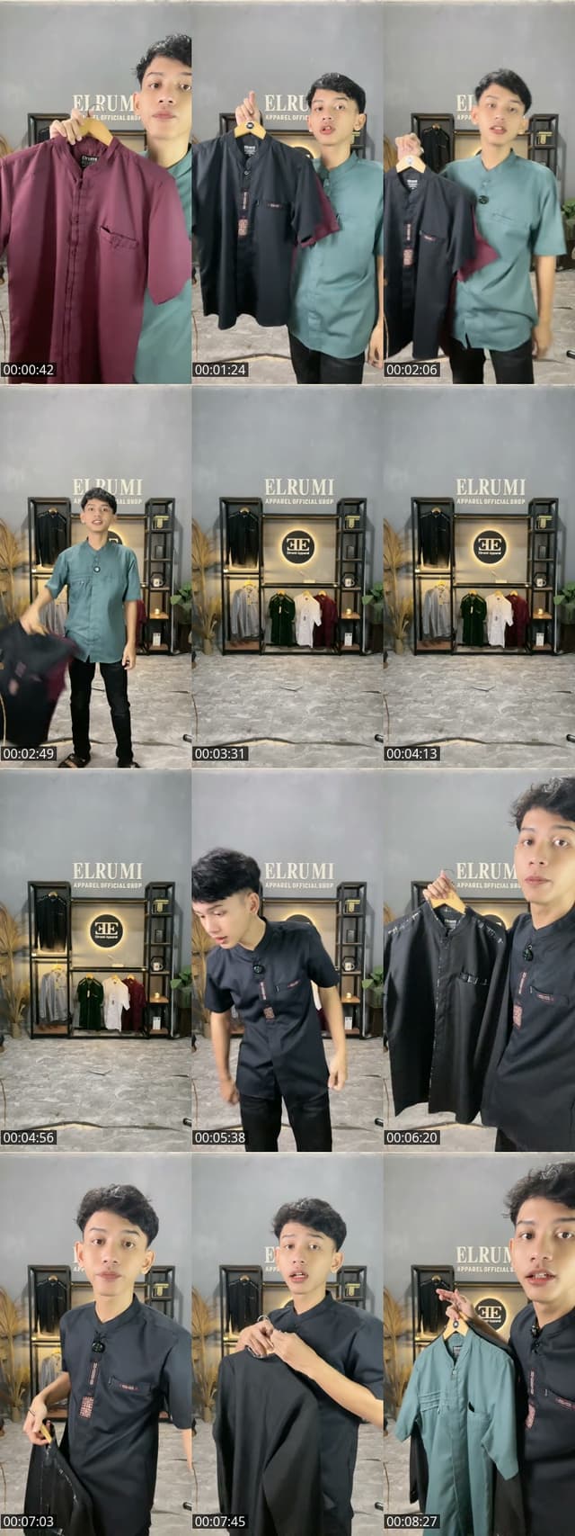 TikTok live: Promo baju koko pria elrumi by @elrumi_apparel_official
