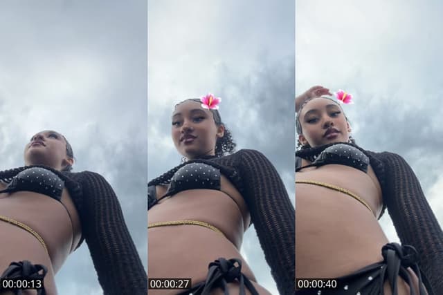 TikTok live: Pre recorded ai video by @itsakaylaj