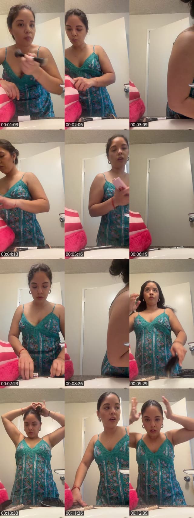 TikTok live: GRWM by @karinareyl