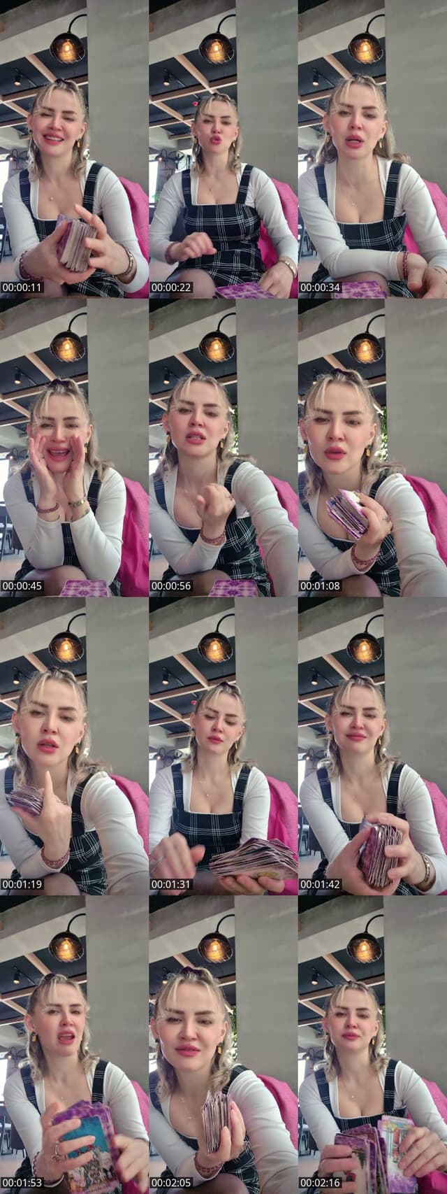 TikTok live: tarot by @ajnatarot