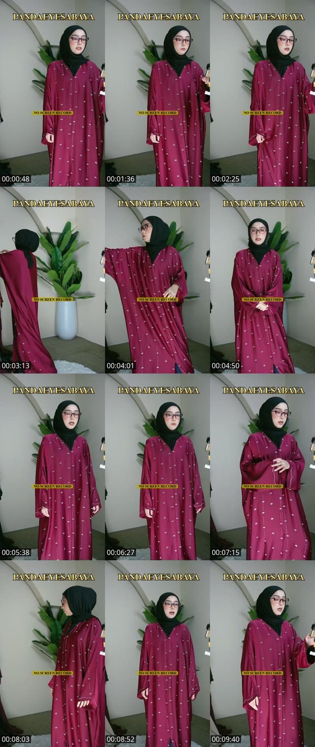 TikTok live: ABAYA NEW DESIGN by @pandaeyesabaya
