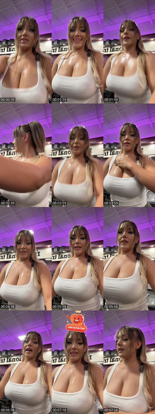 TikTok live: Gym with me 💗 by @desert_doll