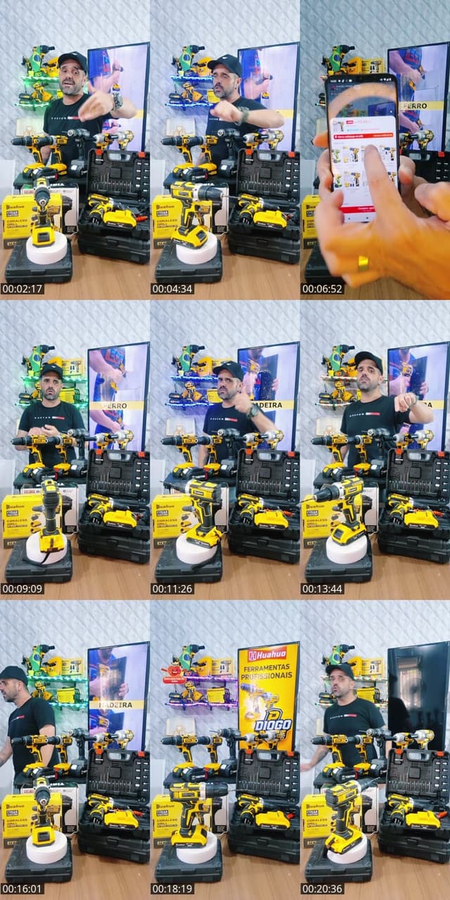 TikTok live: Furadeira e parafusadeira by @diogoprimee