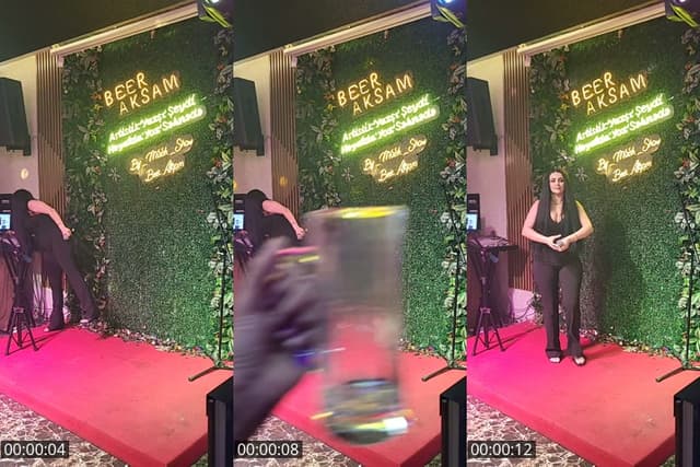 TikTok live: Renka Xanim💛MusicHall🖤 by @beeraksam