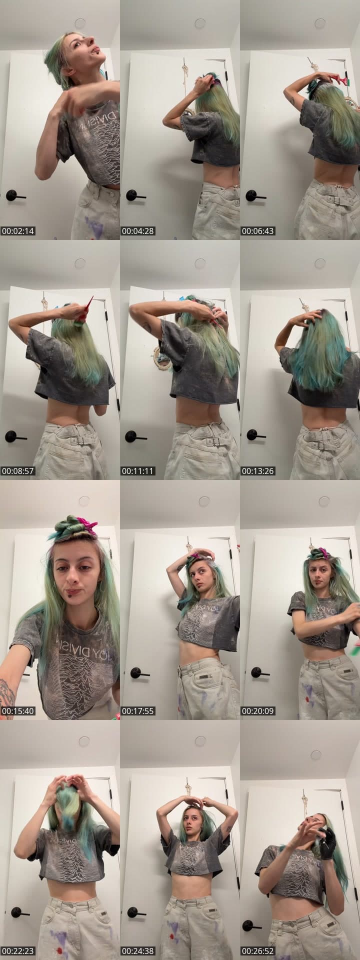 girl idk we’re doing my hair