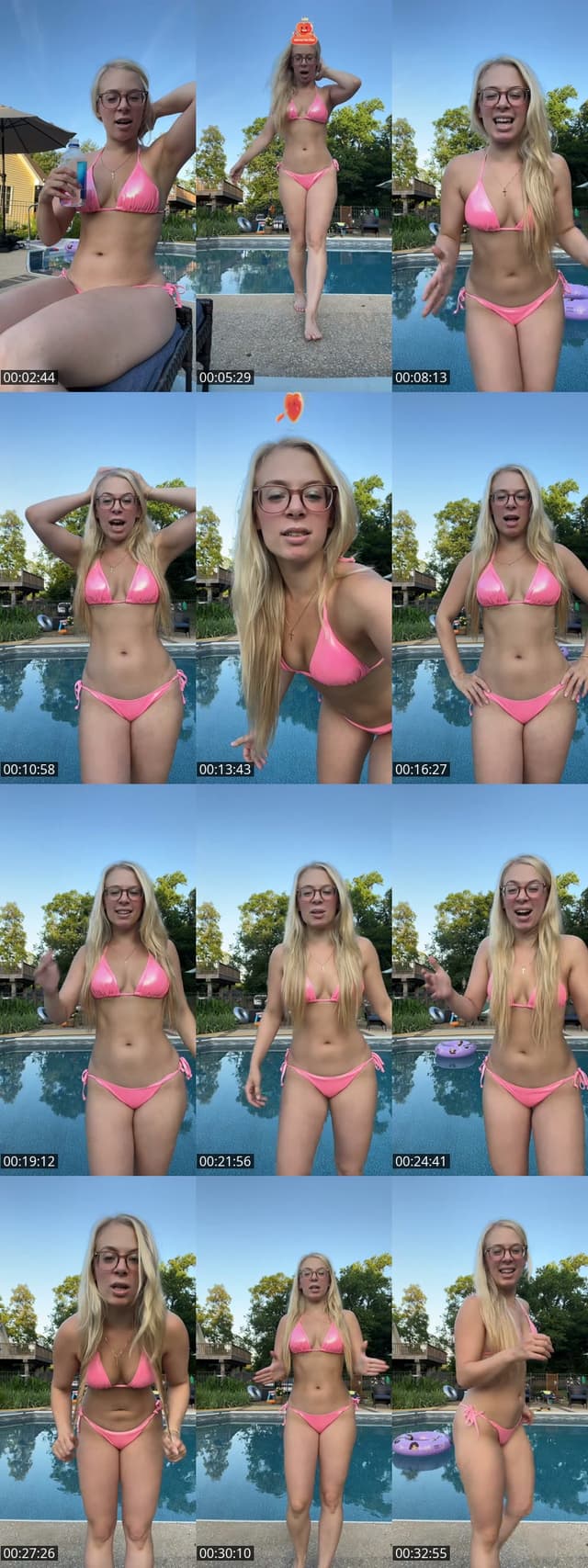TikTok live: Pool vibes by @lovenattylite