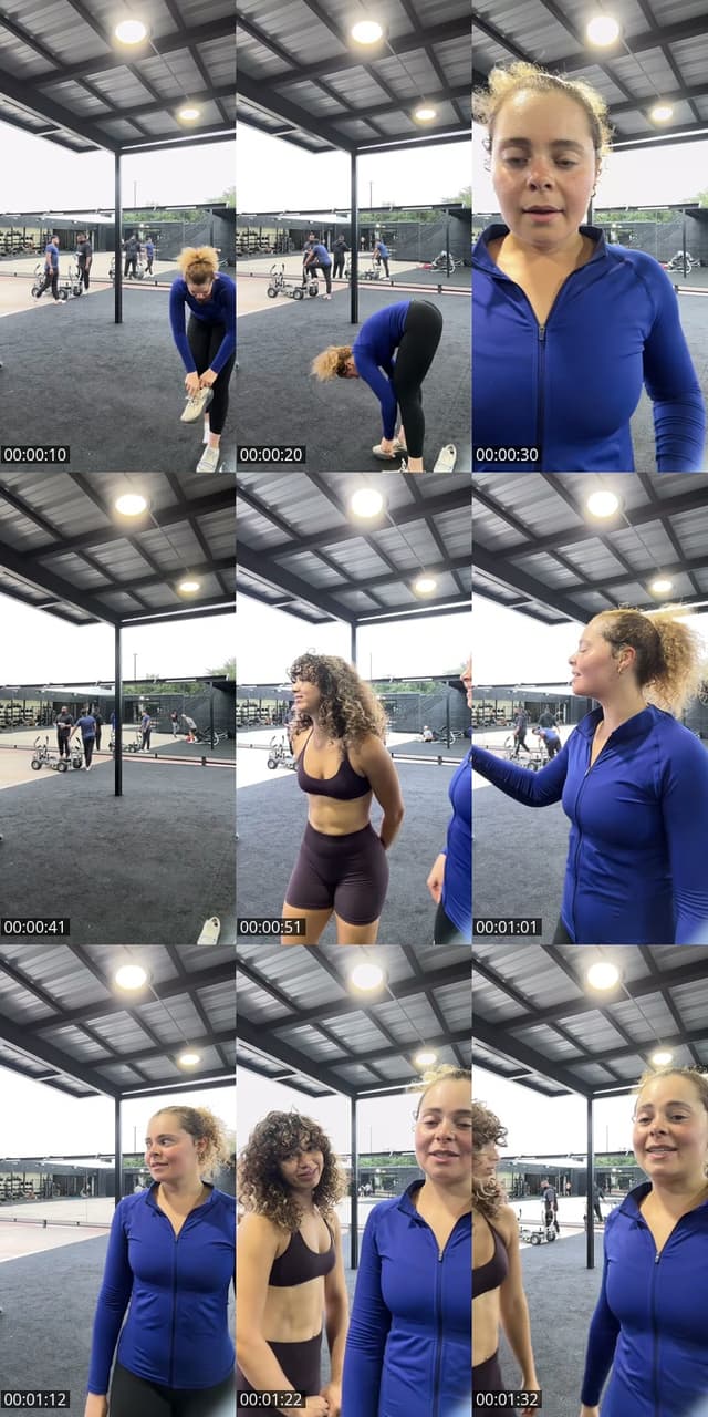 TikTok live: Gym time by @ceceondabeat