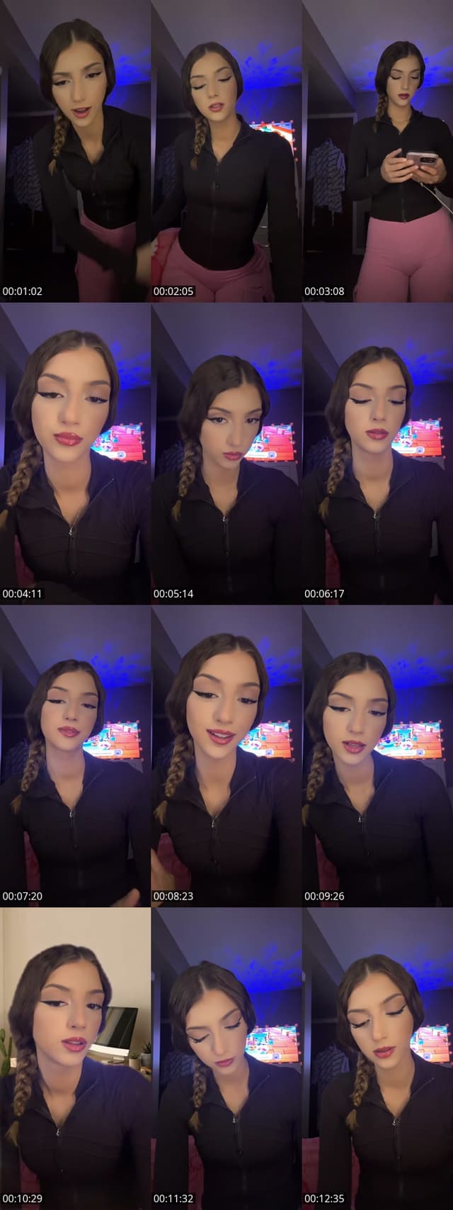 TikTok live: Gym prep + play time🎀💨 by @lowkey_liana11