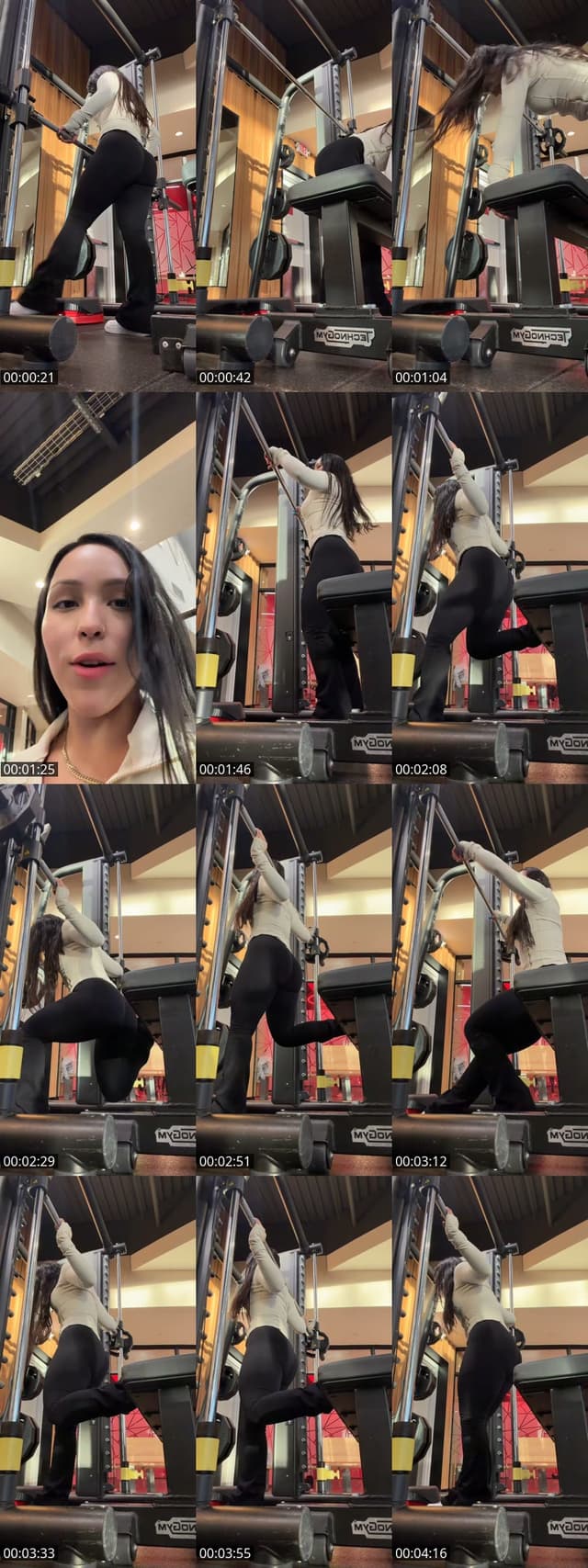TikTok live: Workout with me for leg day 🫶🏻 by @kristyyliciouss