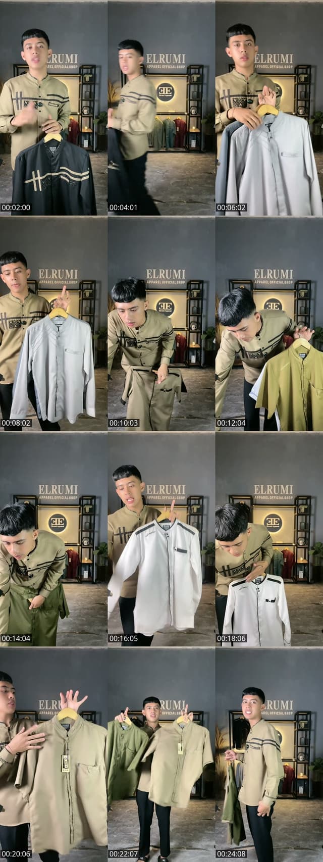 TikTok live: Promo baju koko pria elrumi by @elrumi_apparel_official