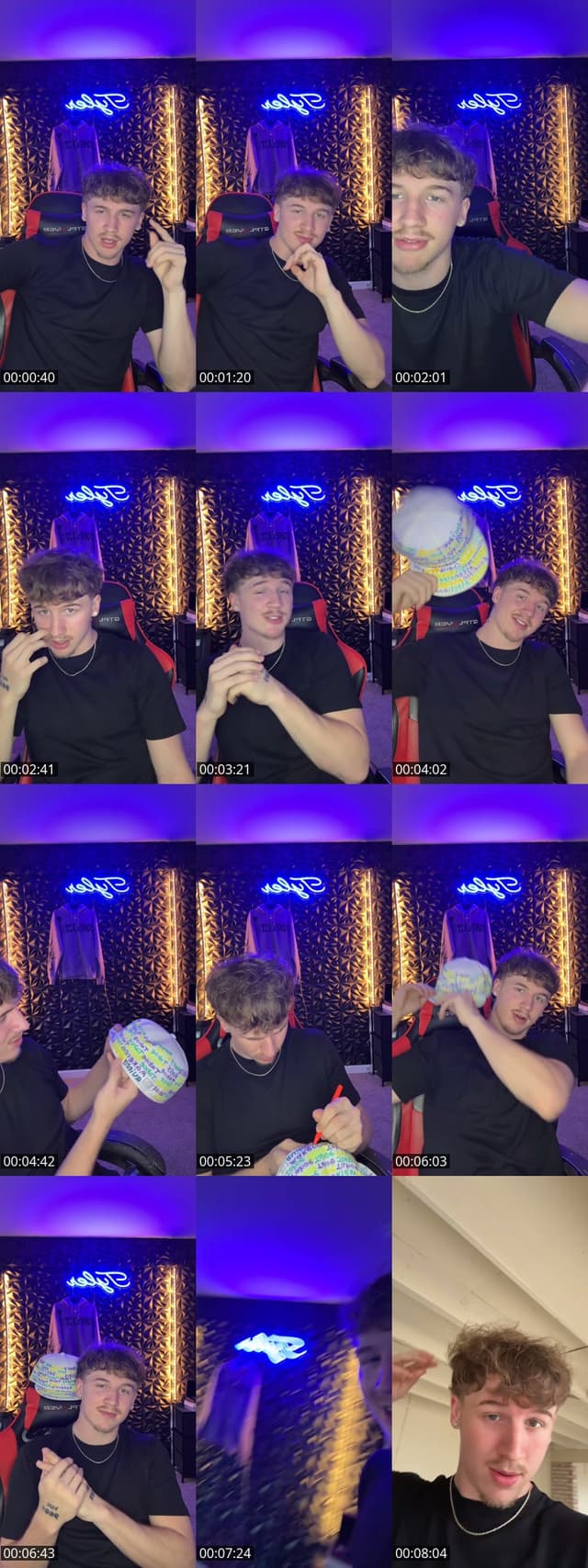 TikTok live: NEW GIFT GALLERY!! by @tylernoliar