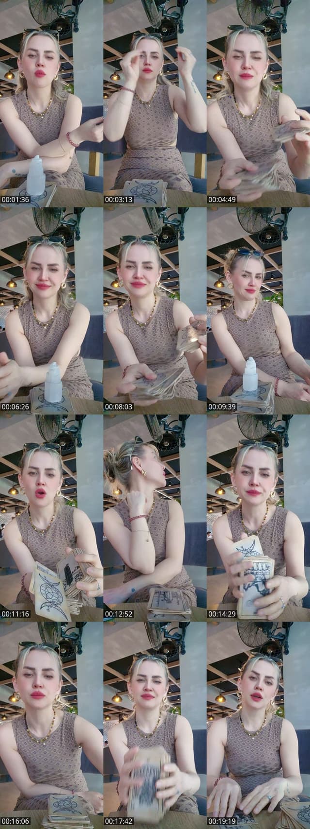 TikTok live: tarot by @ajnatarot