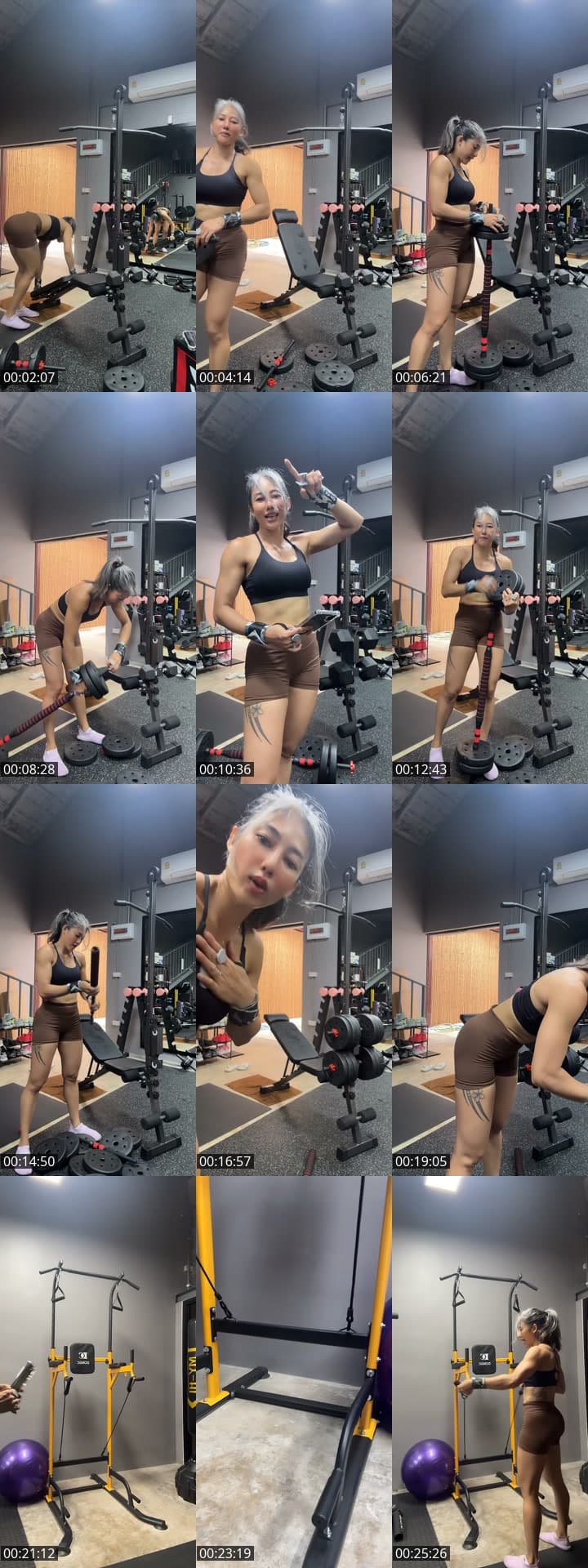 ออกกำลังกายยามเช้าที่สดใสค่ะ ￼