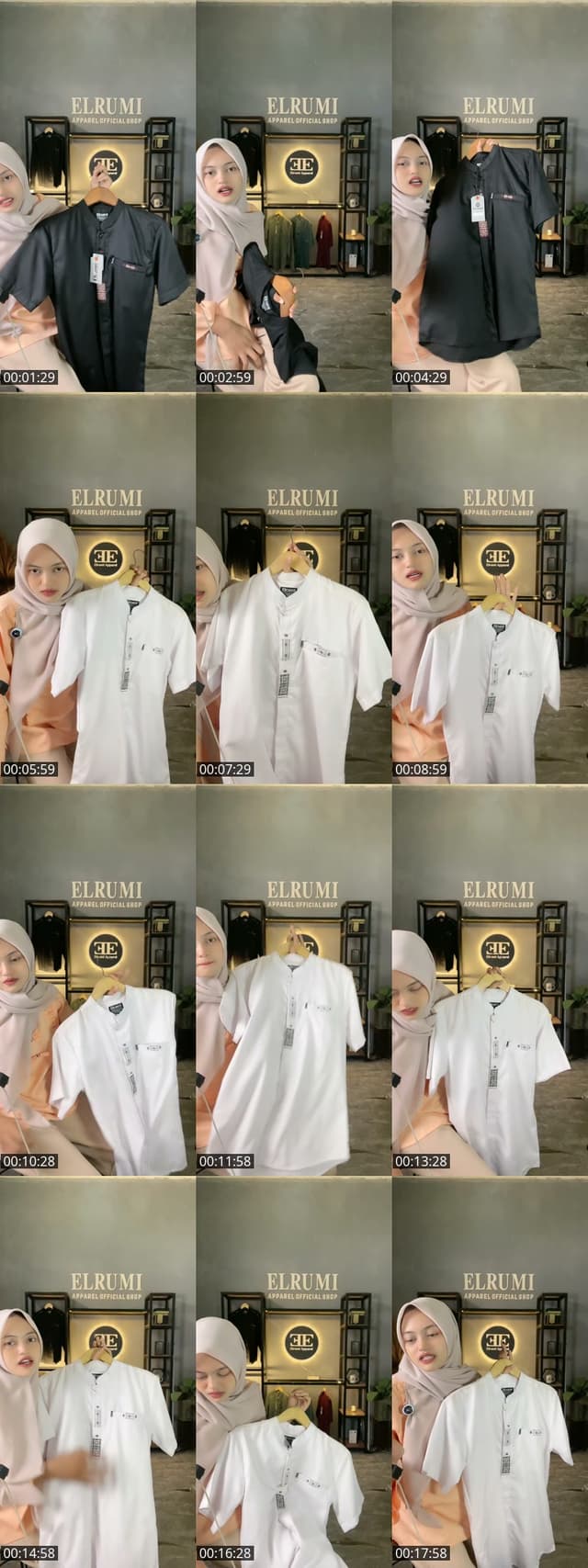 TikTok live: Promo baju koko pria elrumi by @elrumi_apparel_official