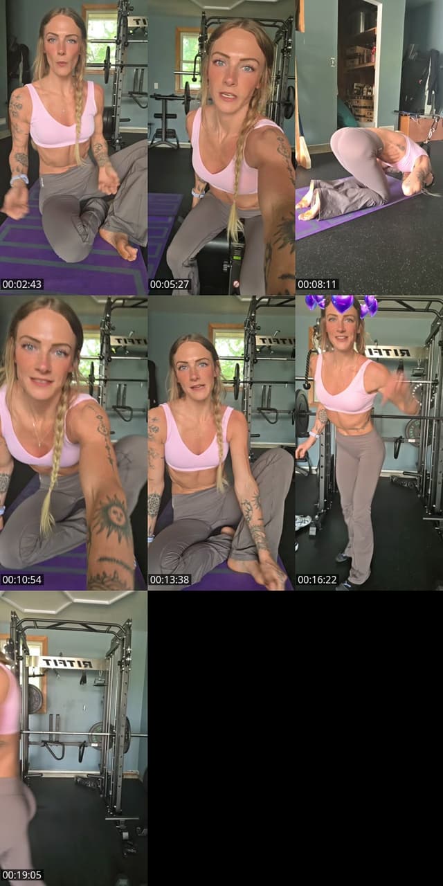 TikTok live: Chest and Shoulders Workout 🔥 by @fitness.mckenzie