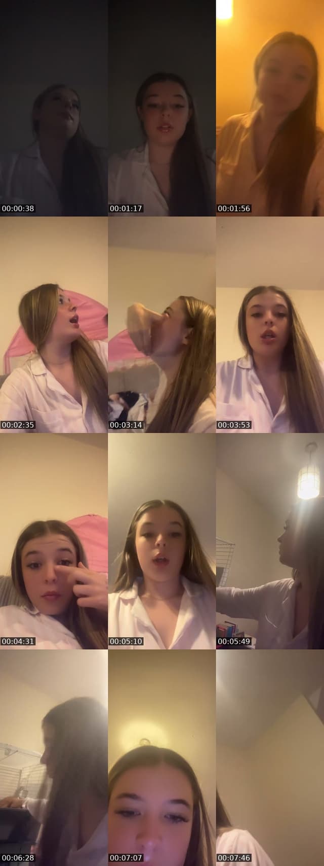 TikTok live: Just a girl by @x_jasminep_x