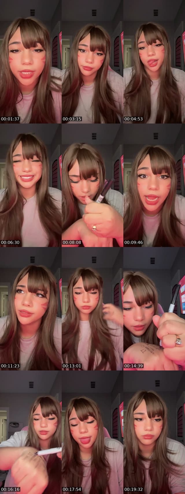 TikTok live: Haiii bunnies by @strawbunnzie