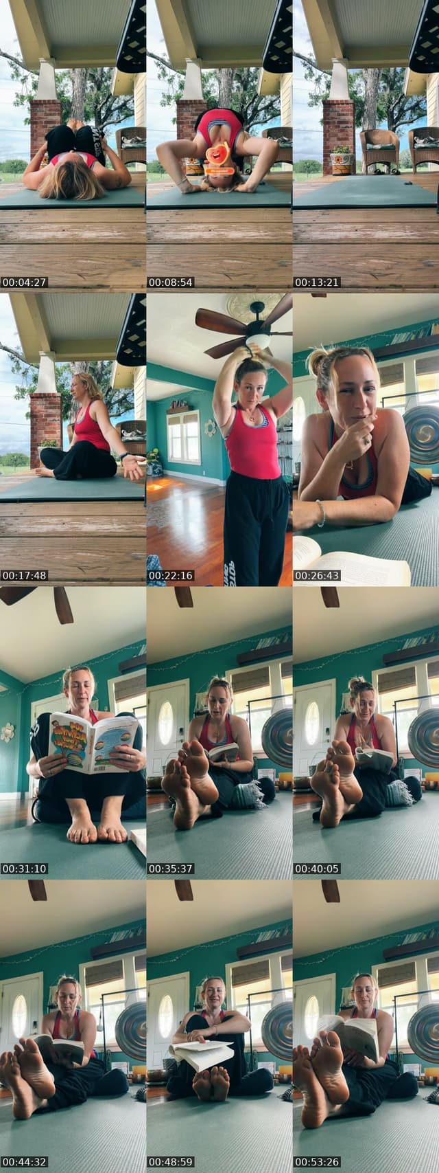 TikTok live: Today imma breath through it by @blisshouseyoga