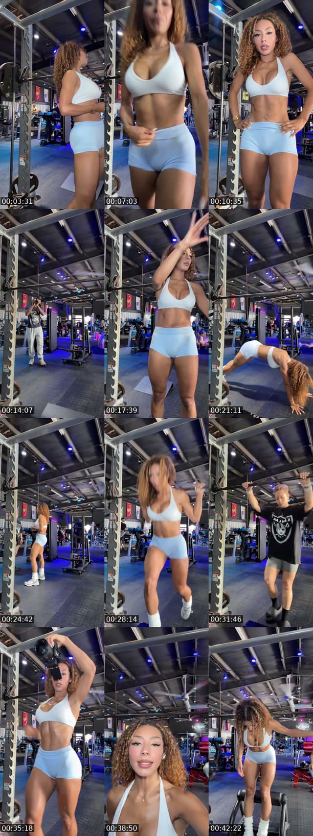 TikTok live: GYM🍑 by @mia.sor