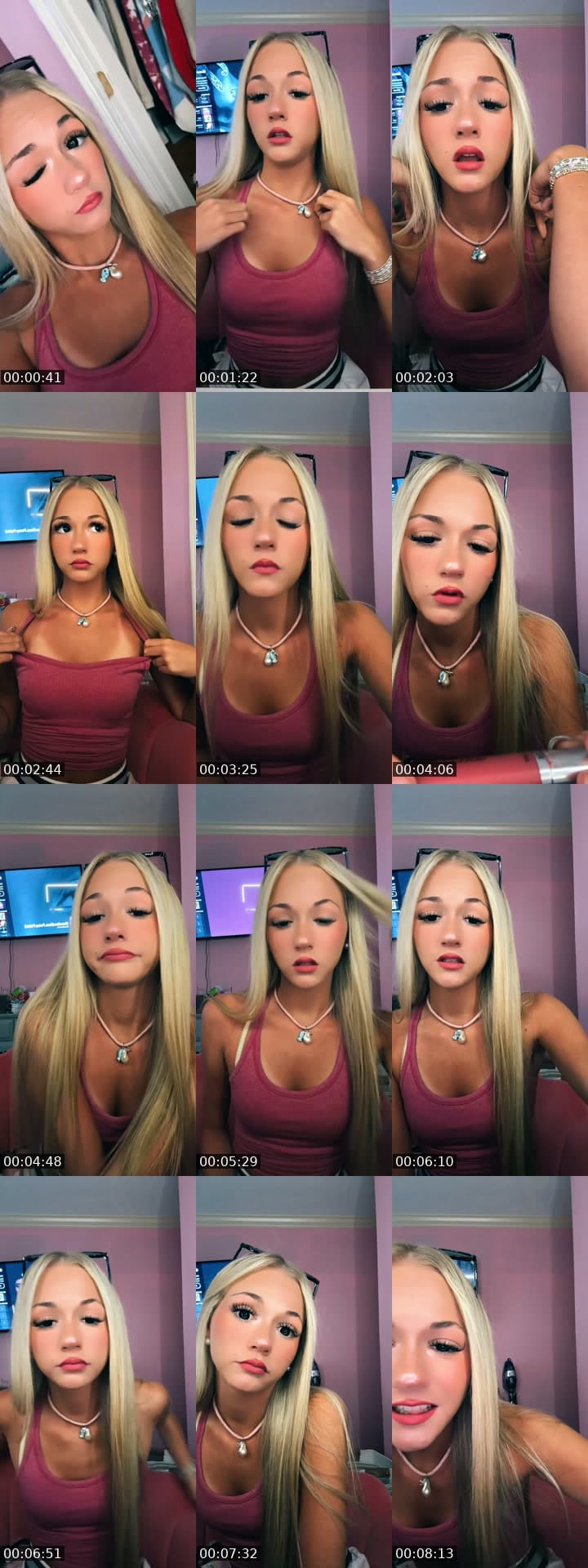 @milaabluee TikTok live stream