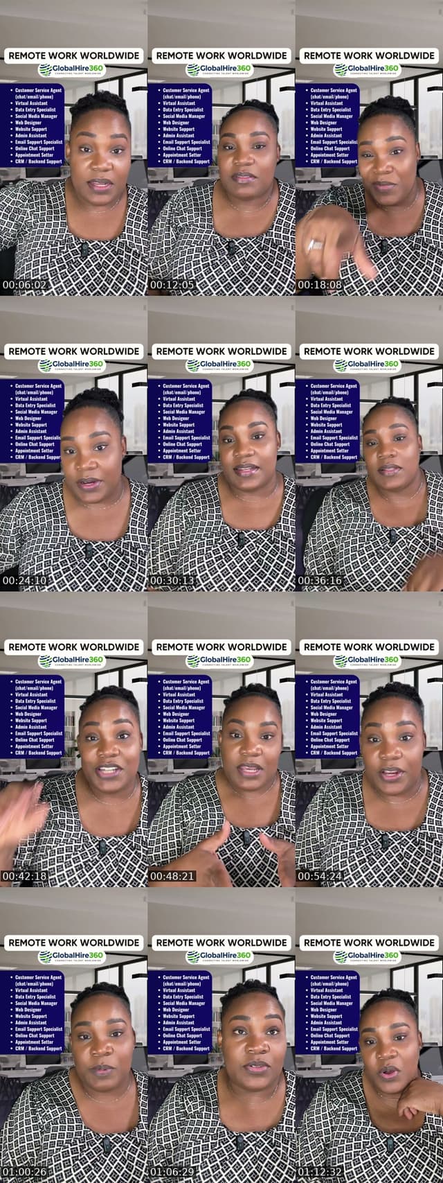 TikTok live: Remote Work from Anywhere by @globalhire360