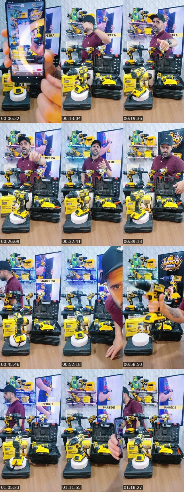 TikTok live: Furadeira e parafusadeira by @diogoprimee