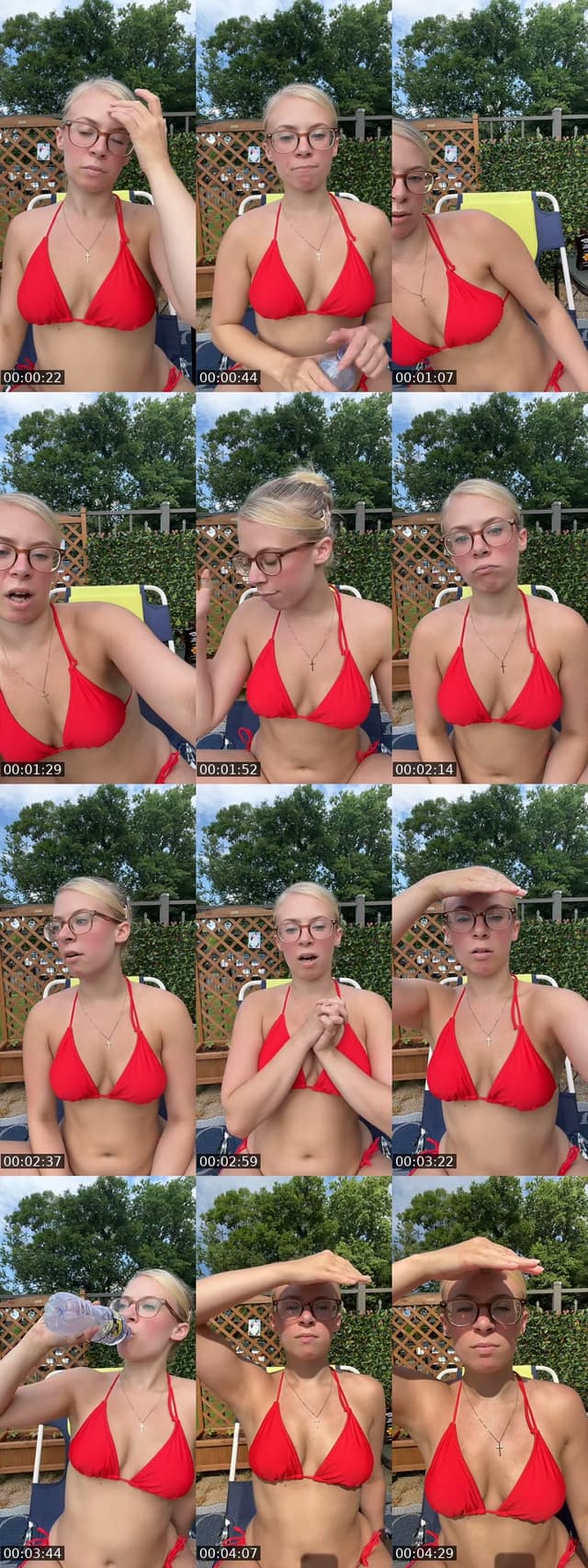 TikTok live: Pool vibes by @lovenattylite