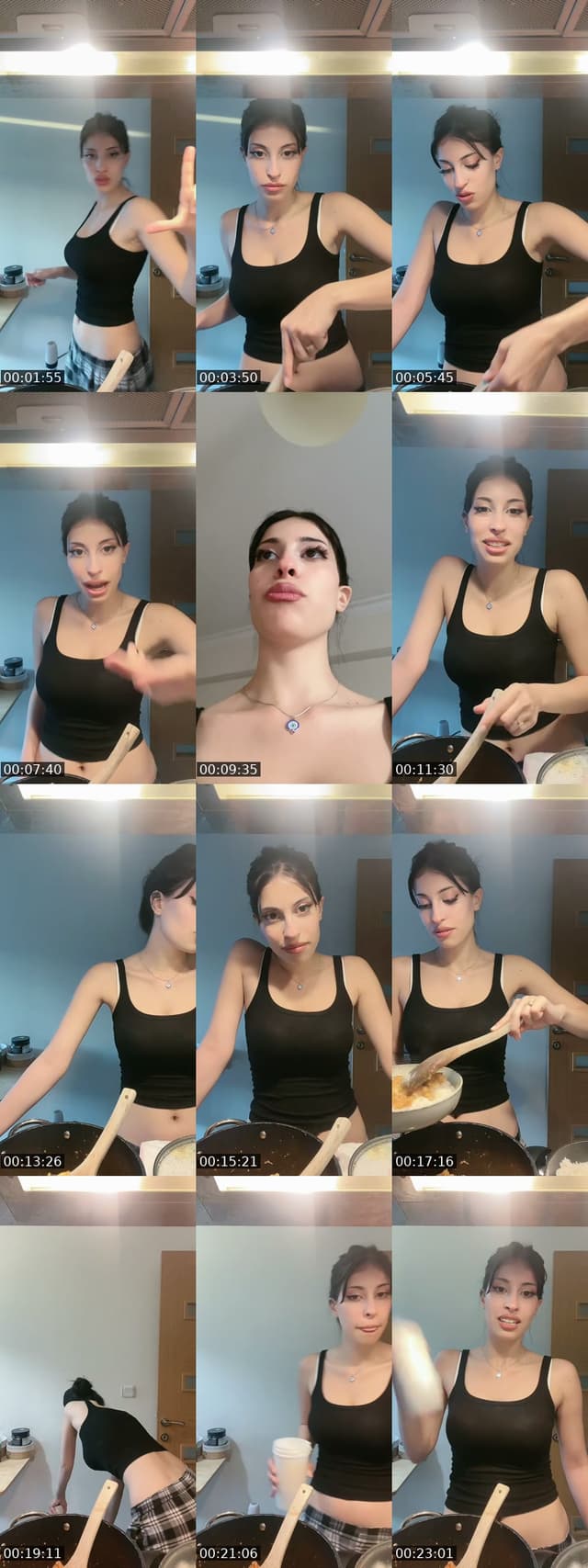 TikTok live: İlk makyaj sonra yemek by @mavicloudd