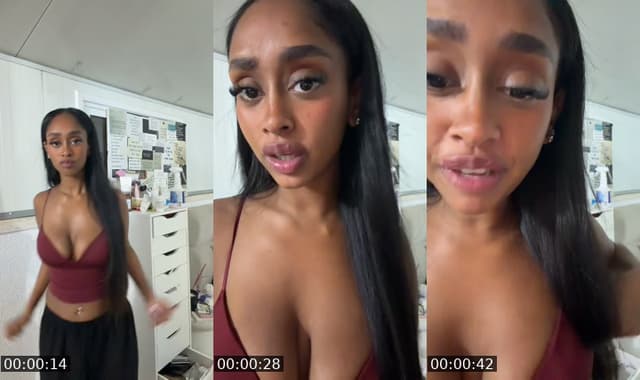 TikTok live: ‏😋😋😋 by @blackbarbie539