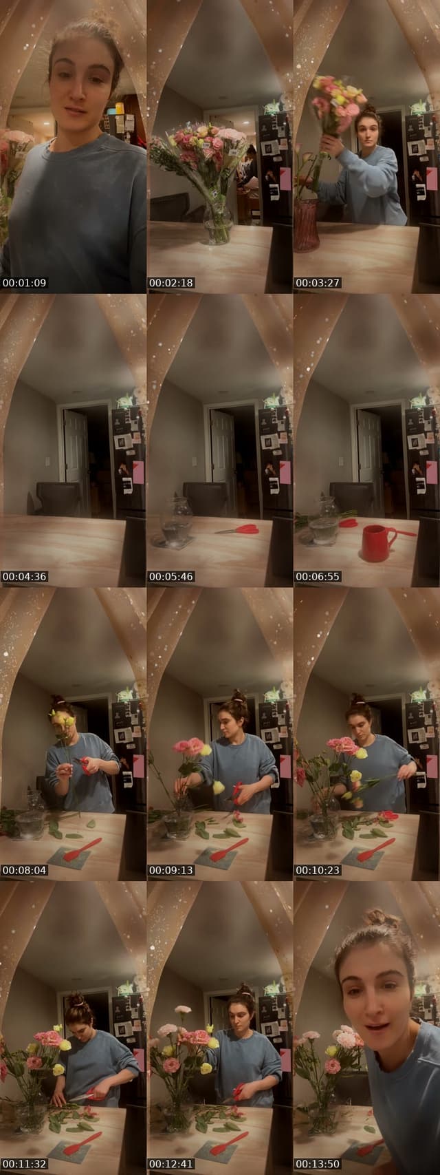 TikTok live: Flower Arranging with Me by @lasaintmaria
