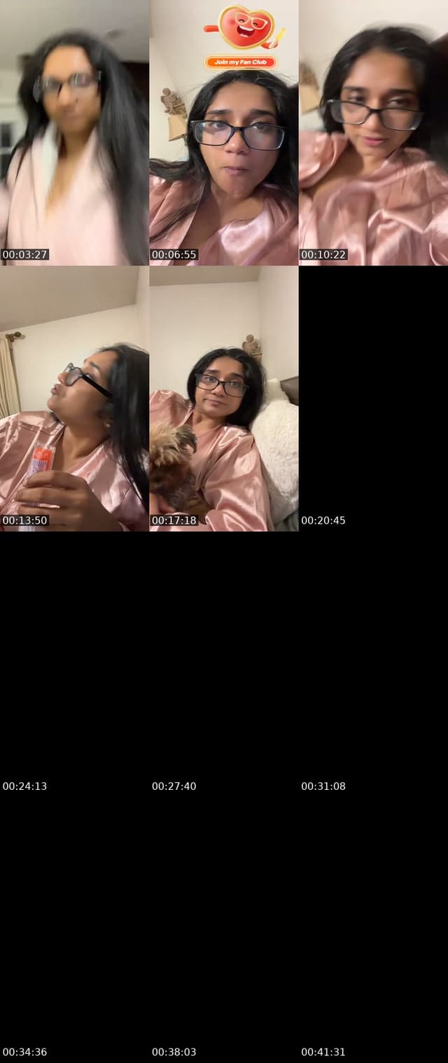 TikTok live: Bed time routine by @iconicolee