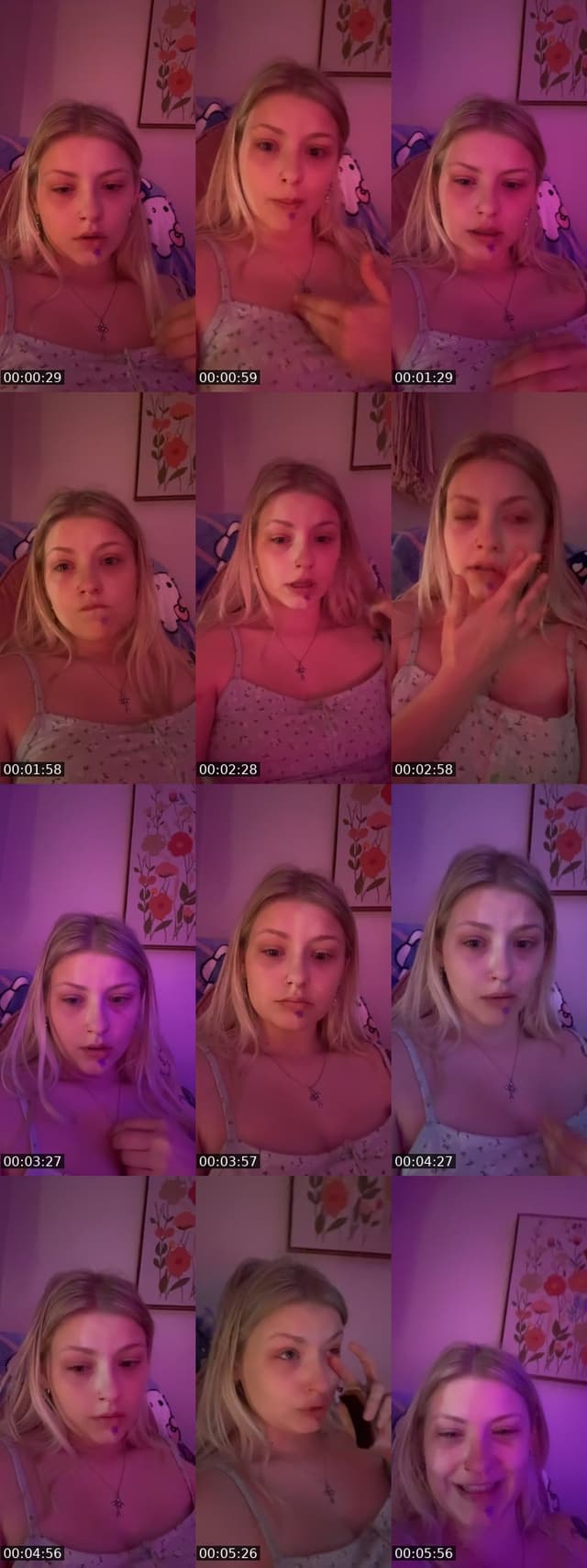 TikTok live: trauma dump by @blueybooeymooey