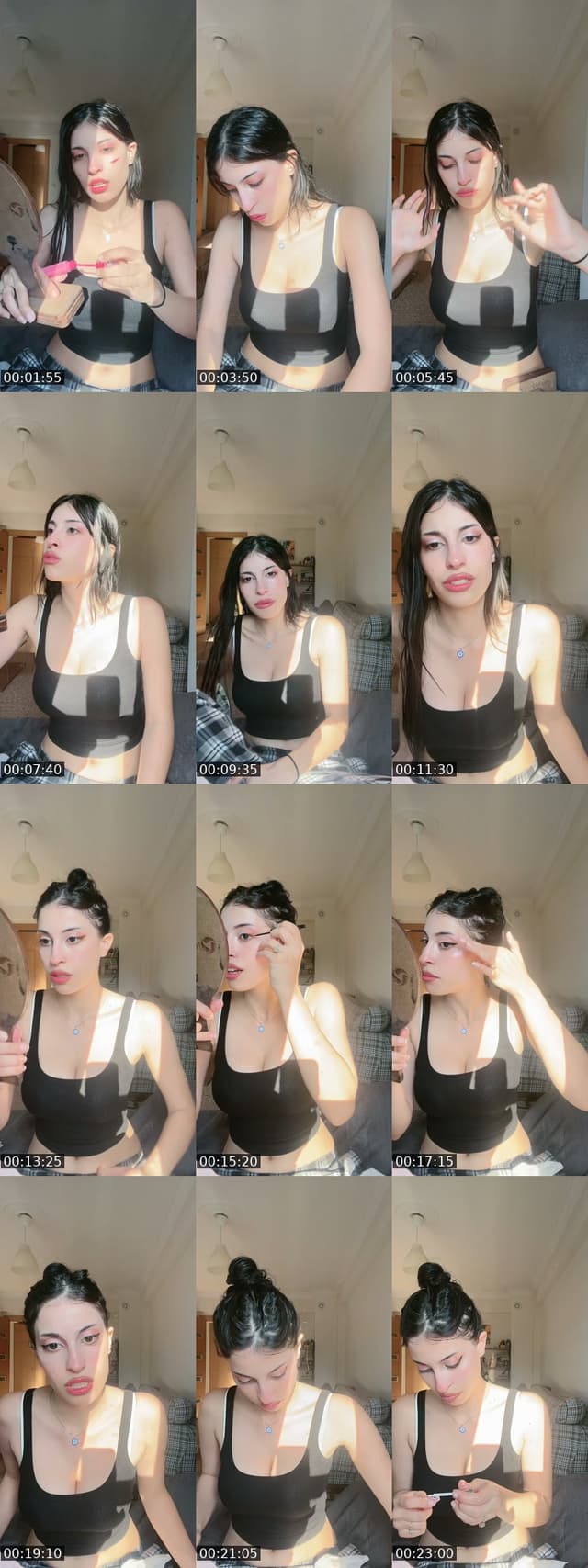TikTok live: İlk makyaj sonra yemek by @mavicloudd