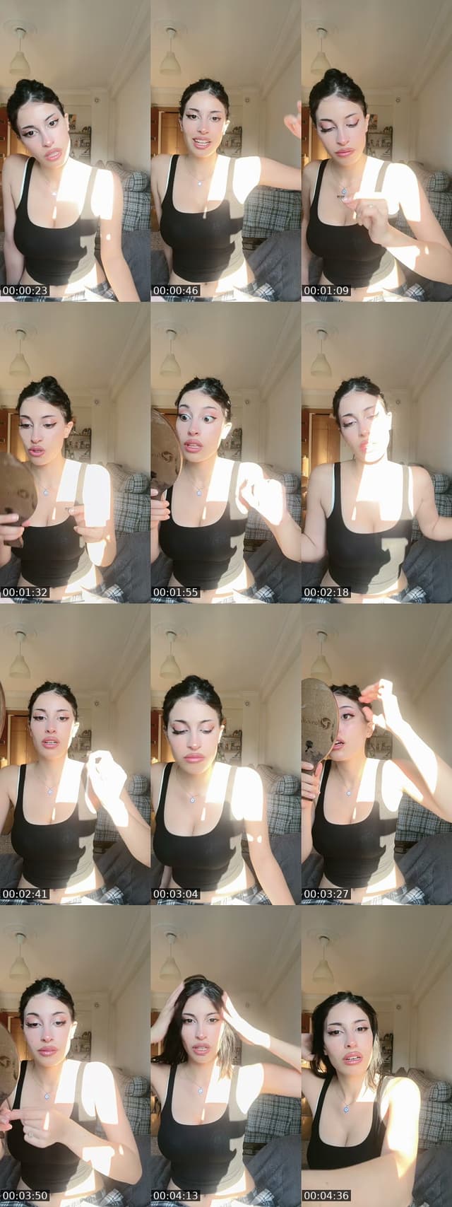 TikTok live: İlk makyaj sonra yemek by @mavicloudd
