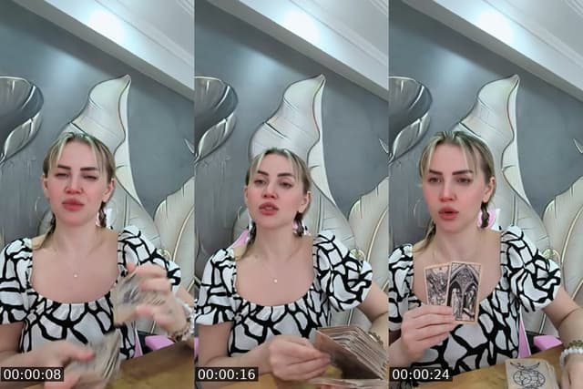 TikTok live: tarot by @ajnatarot